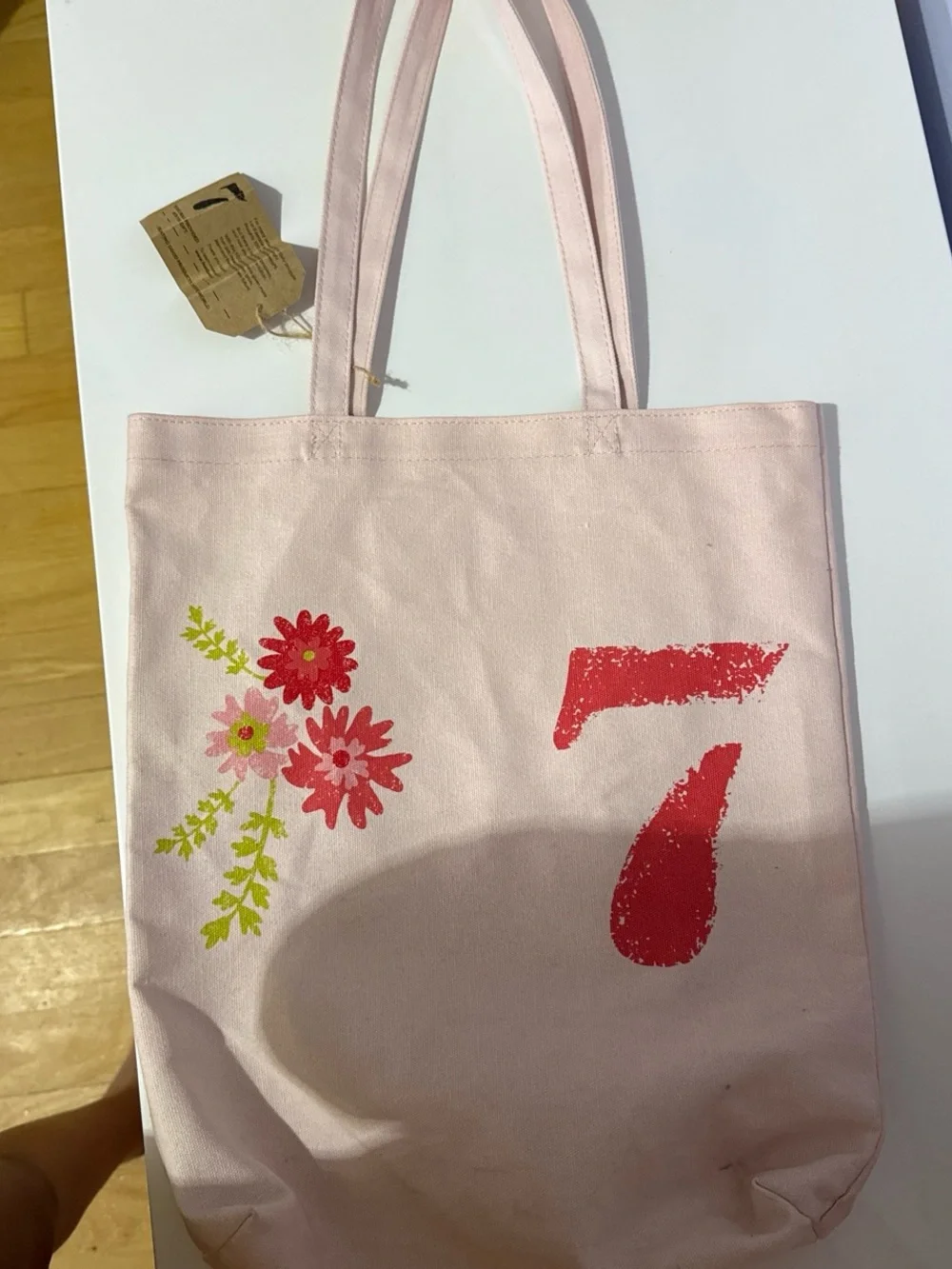 FEED Pink Floral Tote Bag